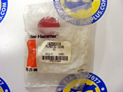 <B>Cutler-Hammer - </B>10250TC1N Plastic Lens Red